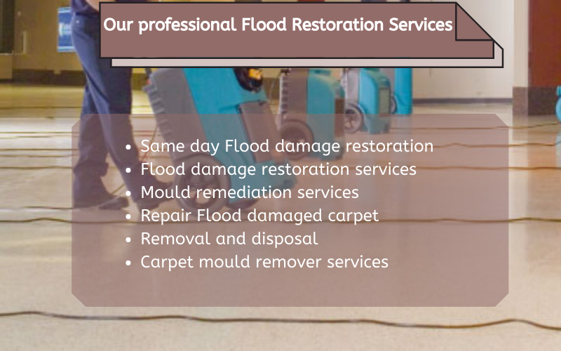Same day Flood Restoration services